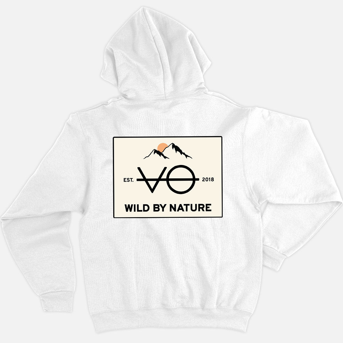 Wild By Nature Back Print Hoodie (Unisex)