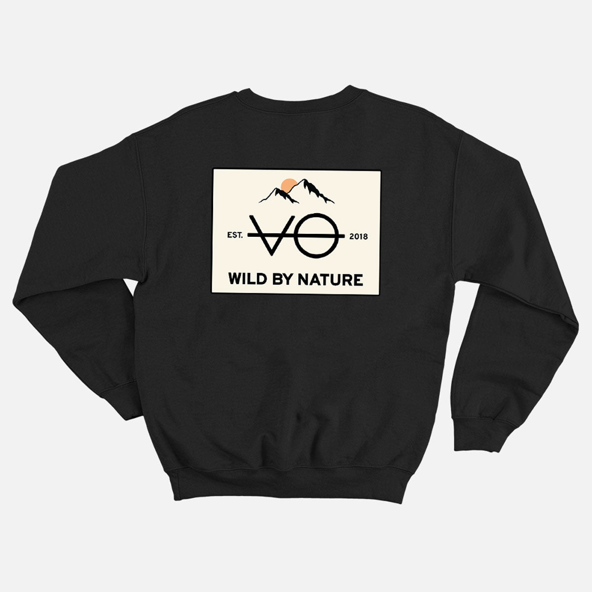 Wild By Nature Back Print Sweatshirt (Unisex)