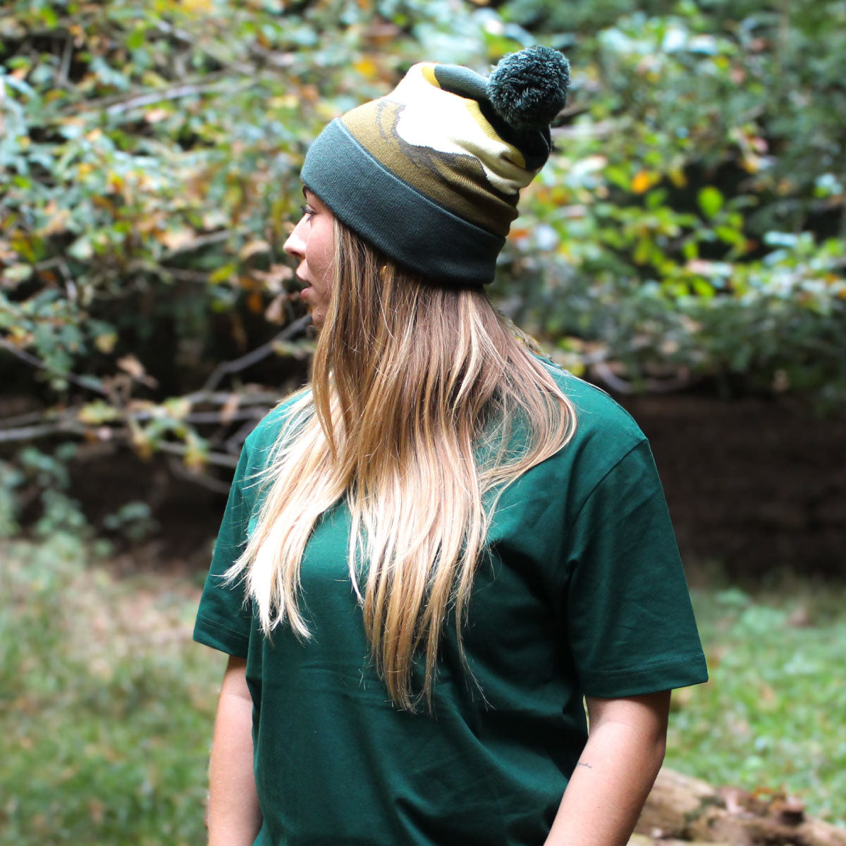 Mountain Pom-Pom Beanie