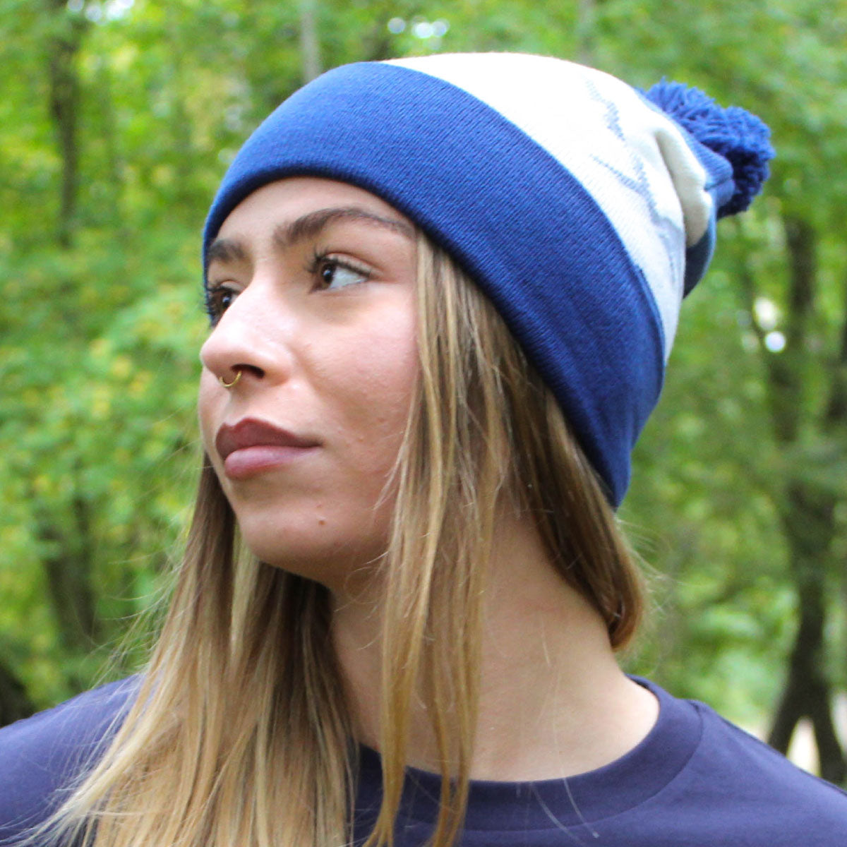 Mountain Pom-Pom Beanie