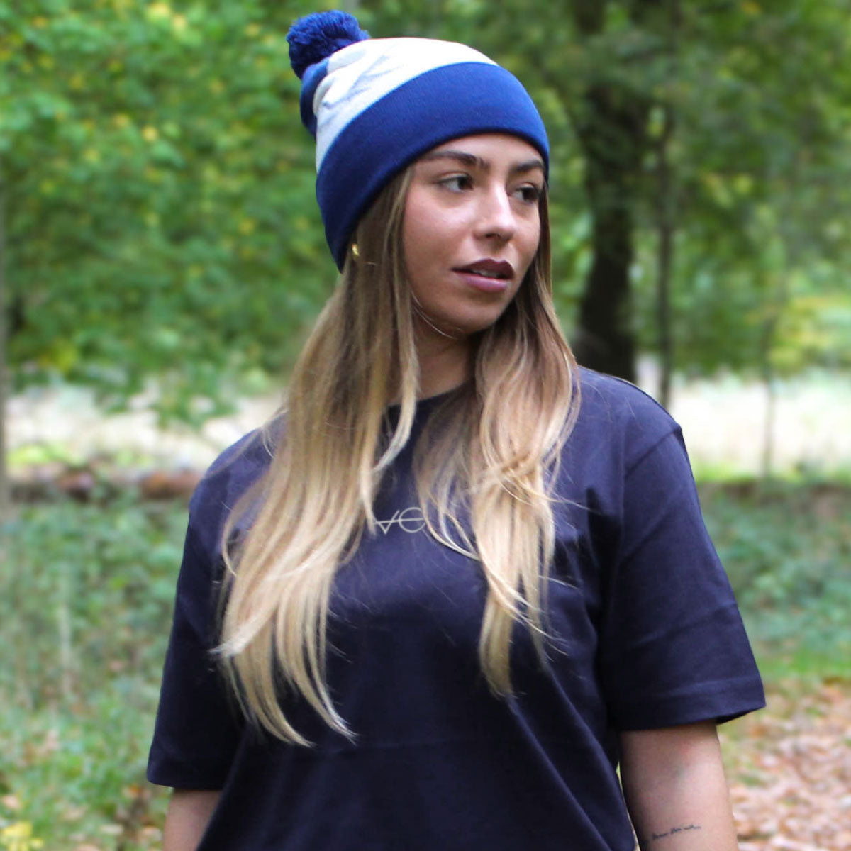 Mountain Pom-Pom Beanie