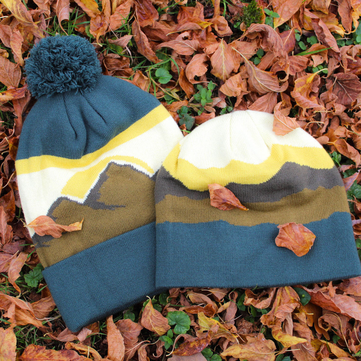 Mountain Pom-Pom Beanie