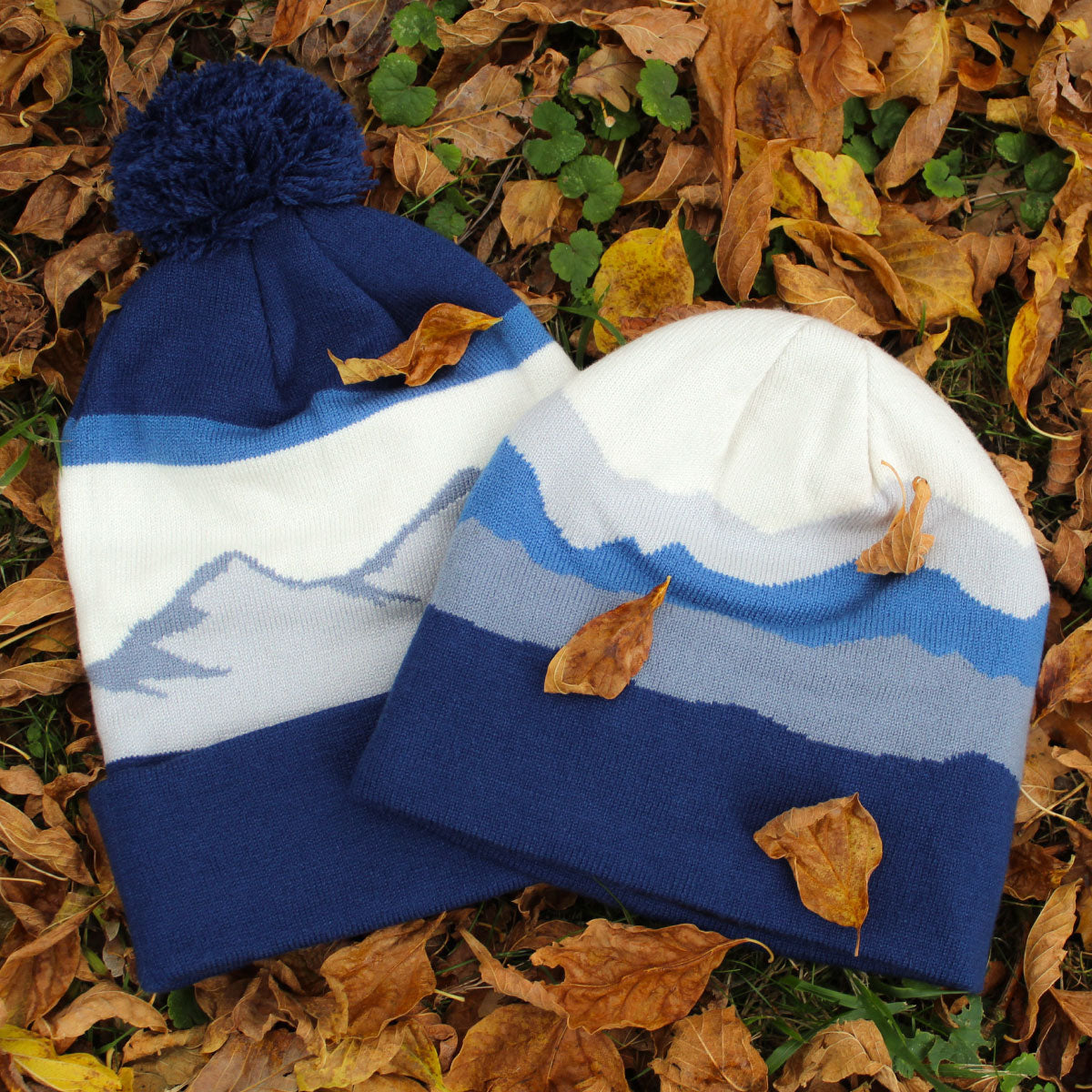 Mountain Pom-Pom Beanie