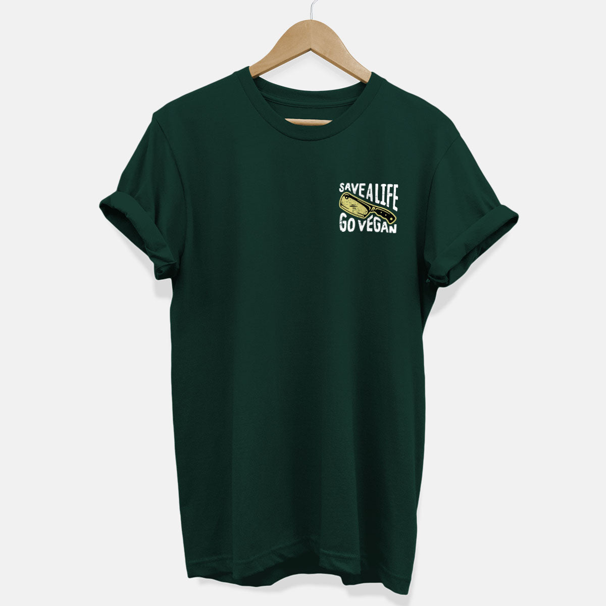 Save A Life, Go Vegan T-Shirt (Unisex)