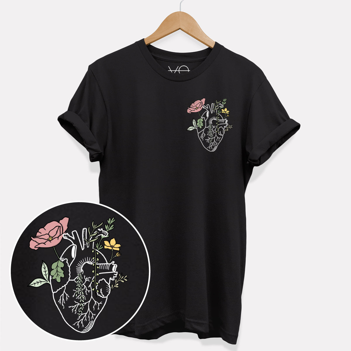 Botanatomy Heart T Shirt