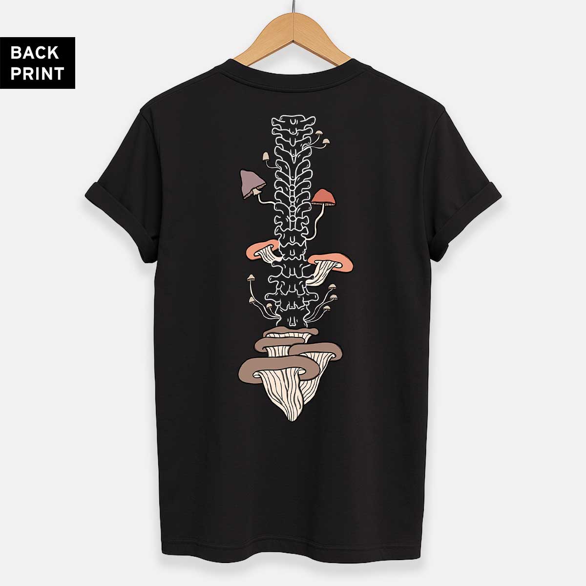Botanatomy Spine Back Print T-Shirt (Unisex)