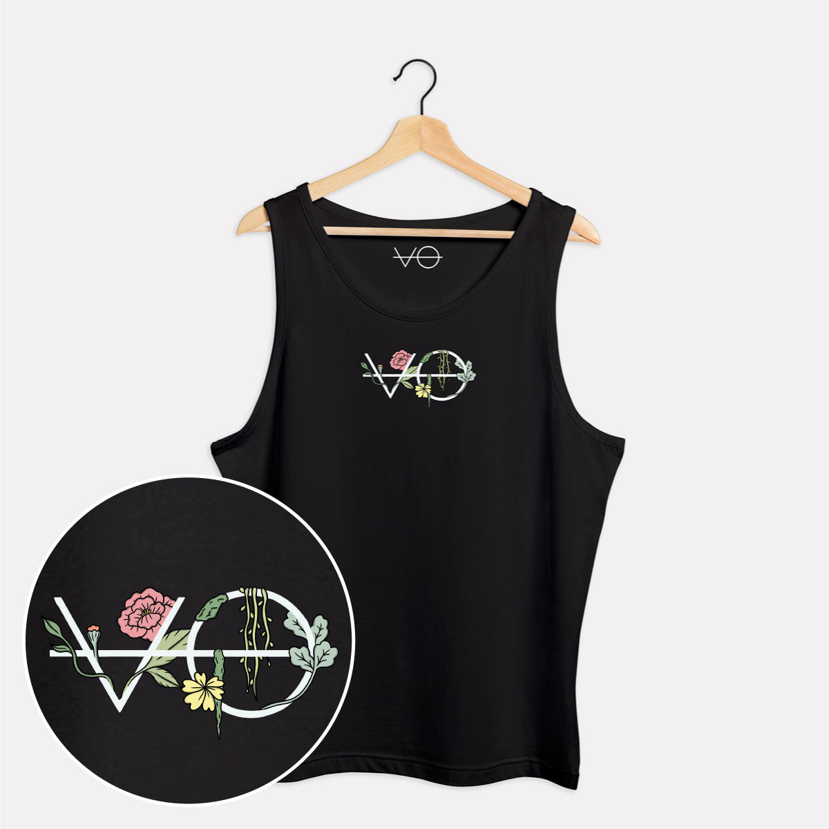 Botanical Logo Tank
