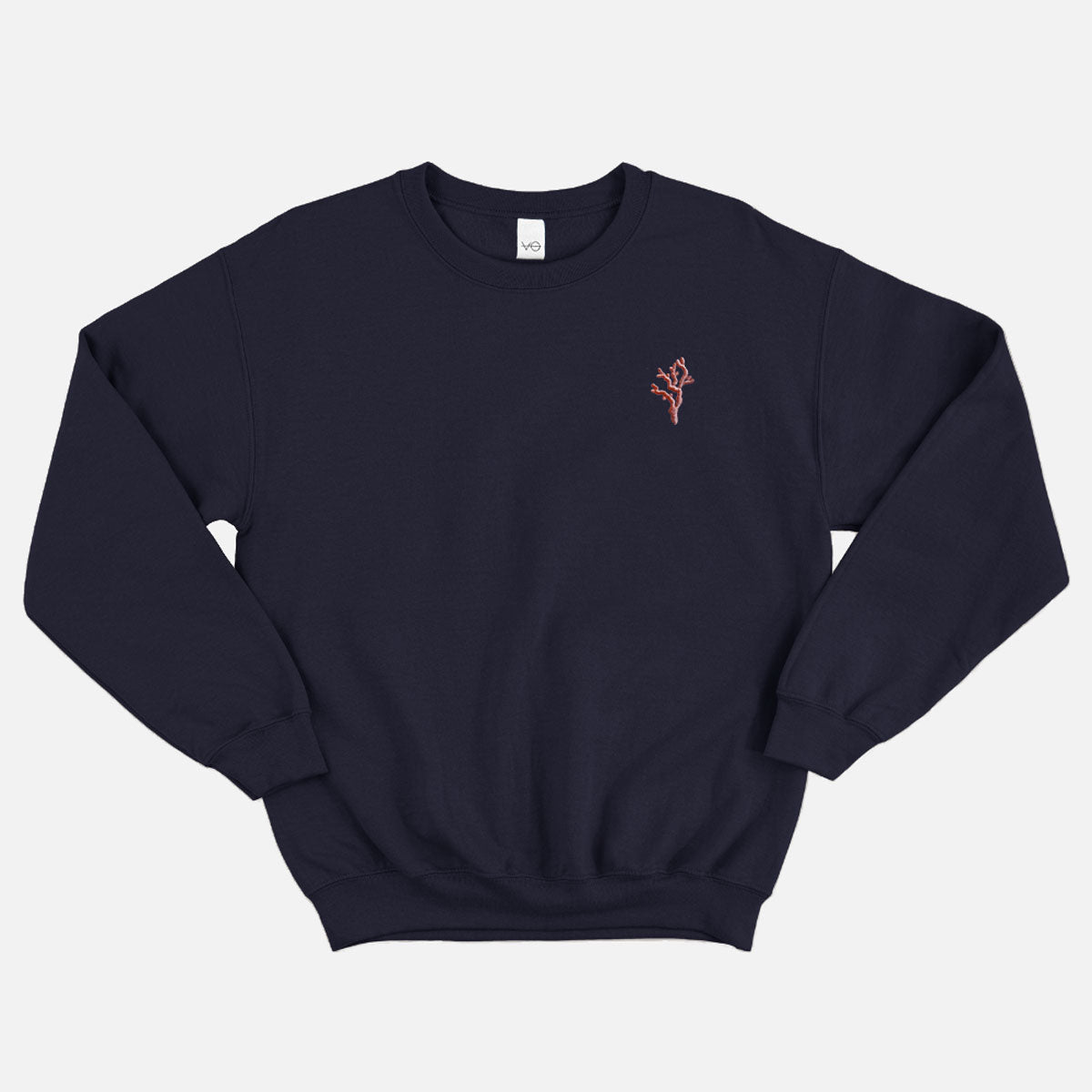 Coral Embroidered Sweatshirt (Unisex)