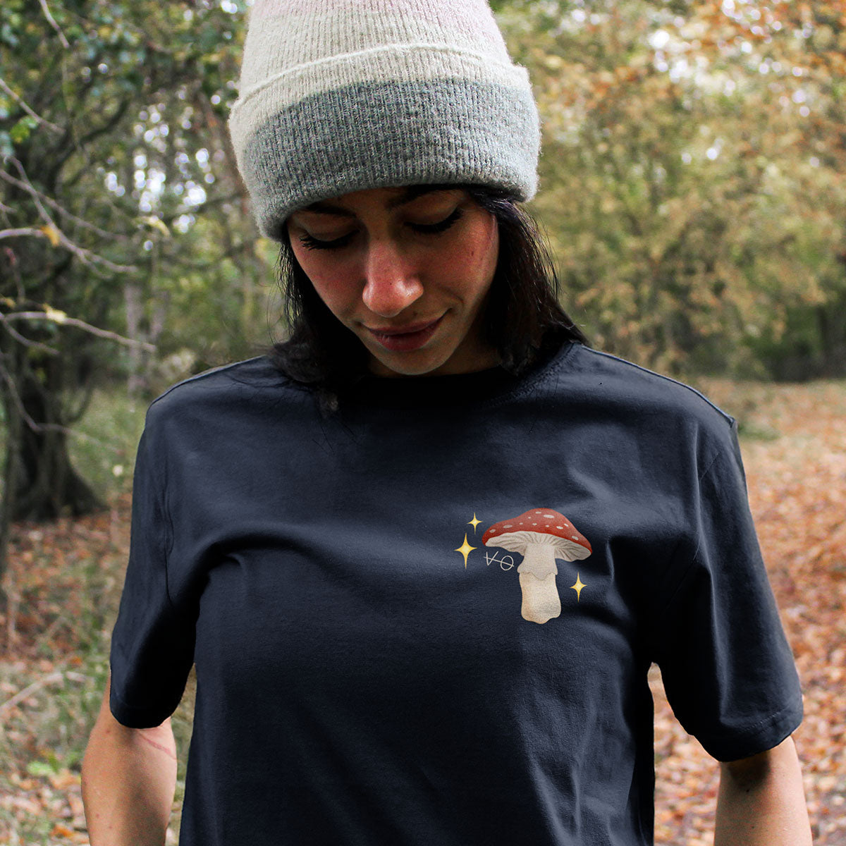 Dark Forest Mushroom T-Shirt (Unisex)