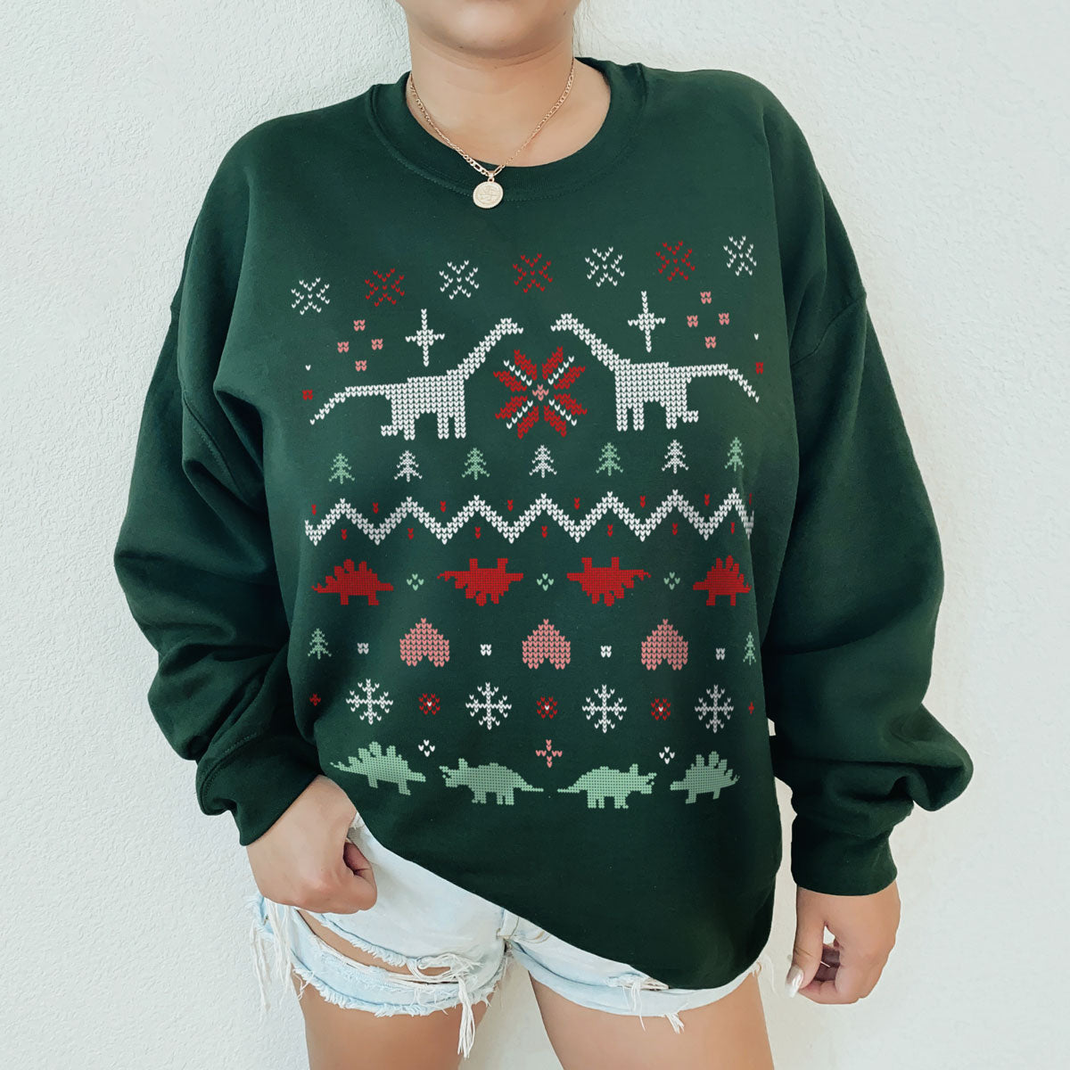 Dinos Christmas Jumper (Unisex)