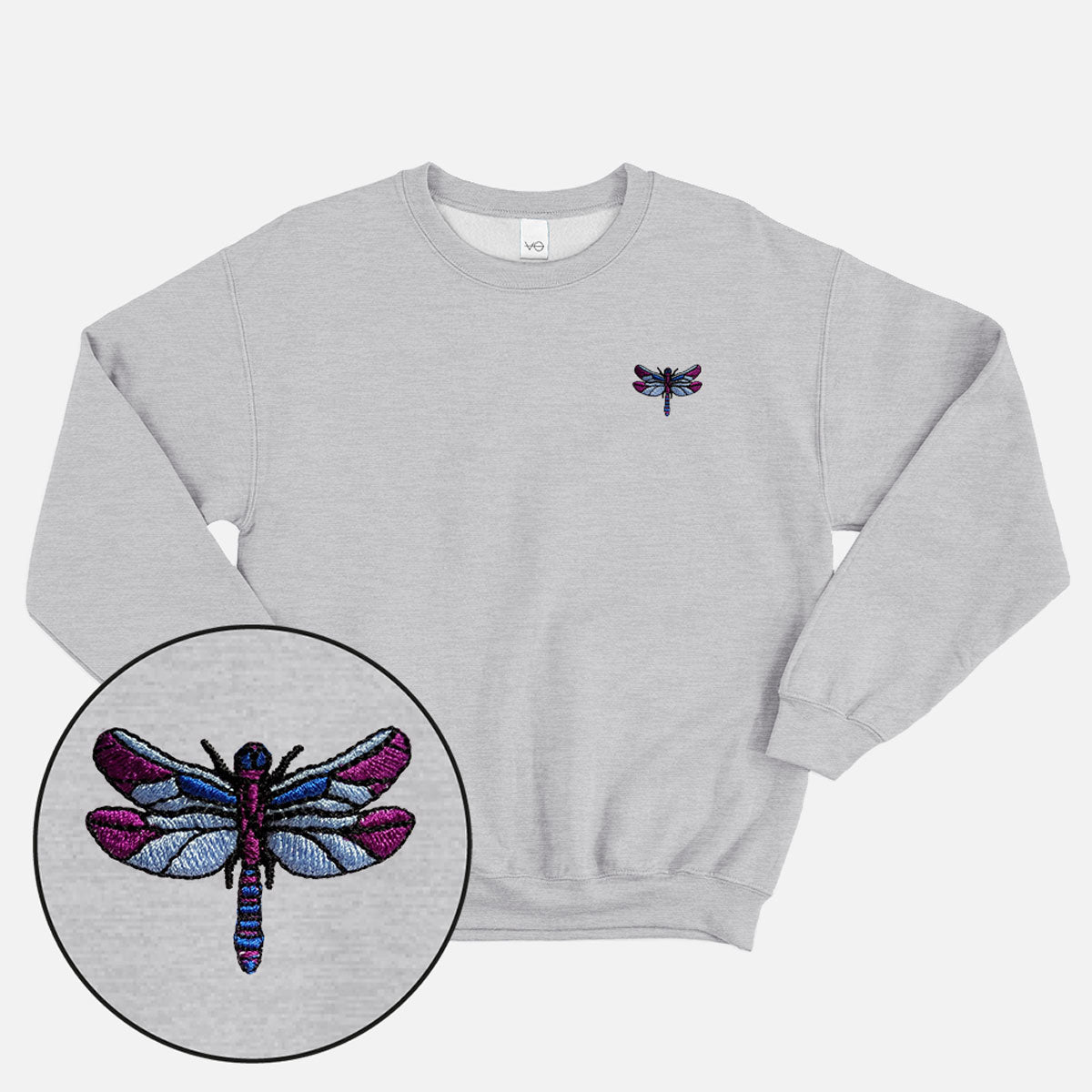Dragonfly Embroidered Sweatshirt