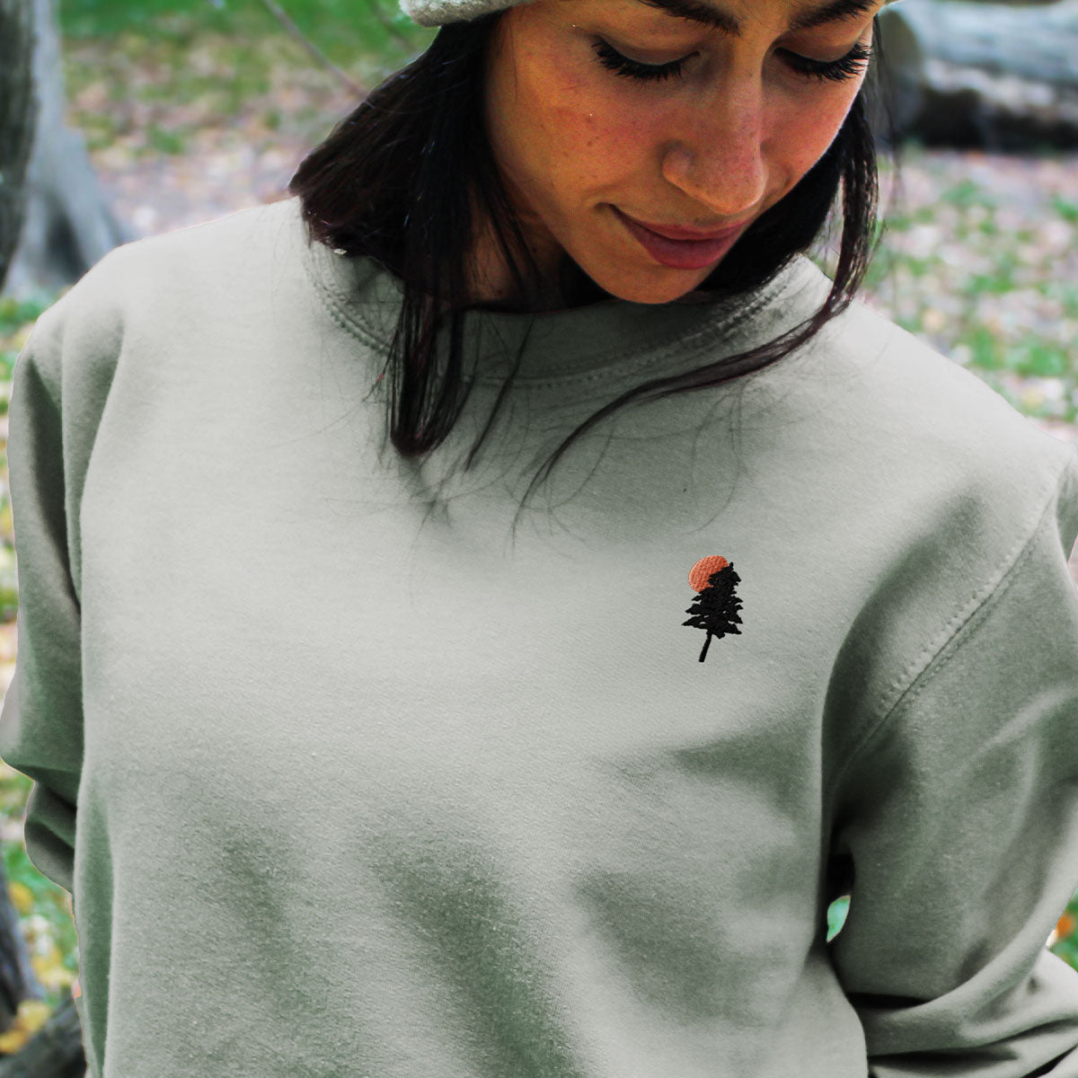 Evergreen Embroidered Sweatshirt (Unisex)