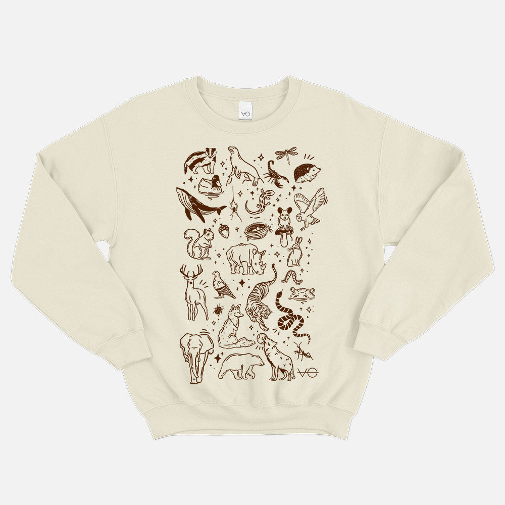 Fauna Doodle Sweatshirt