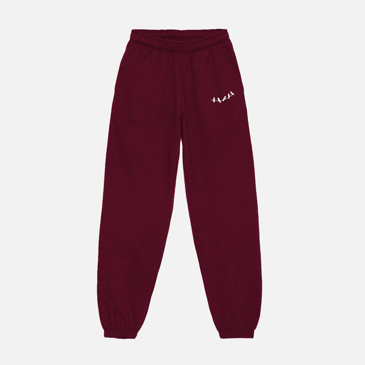 Gathering Embroidered Joggers (Unisex)