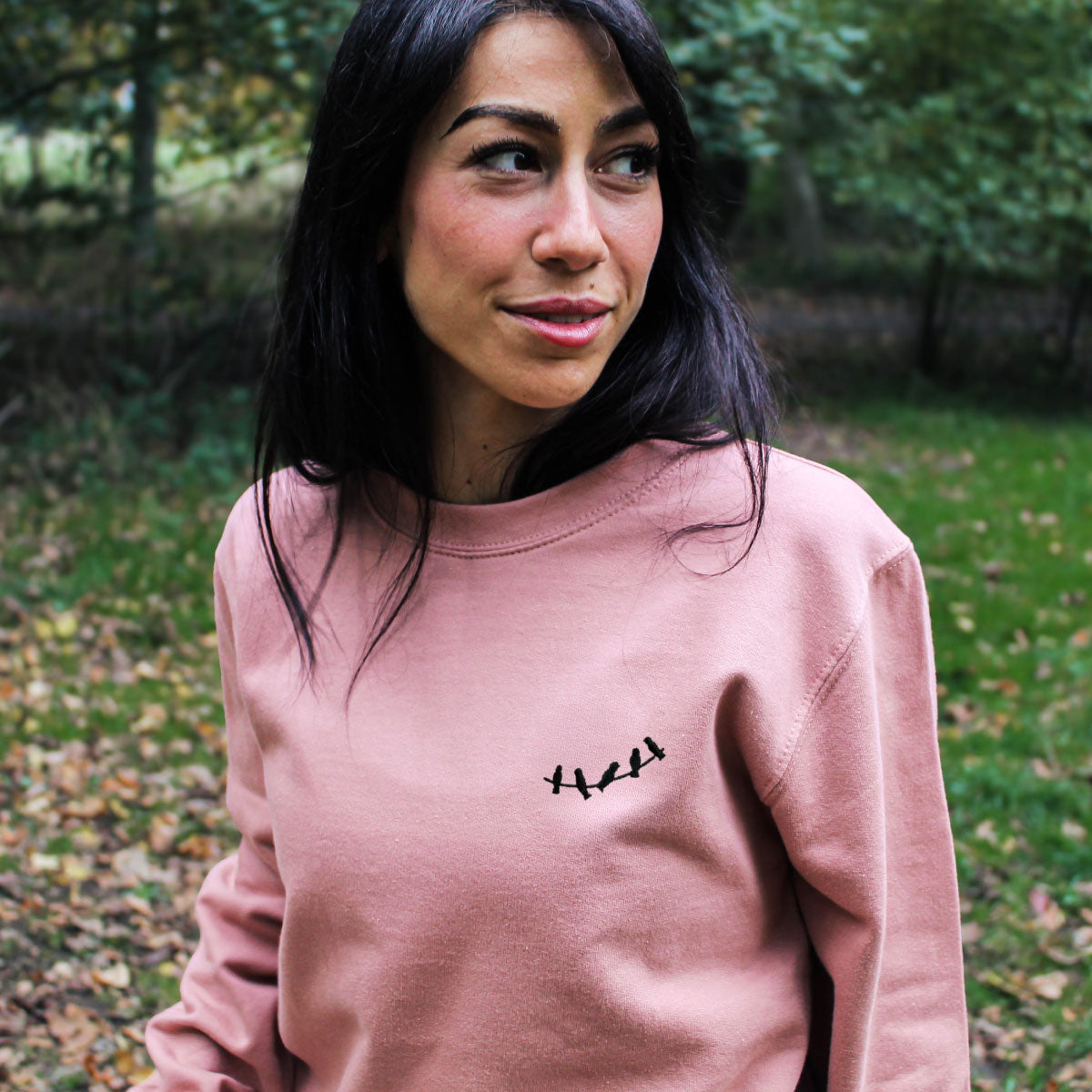 Gathering Embroidered Sweatshirt (Unisex)