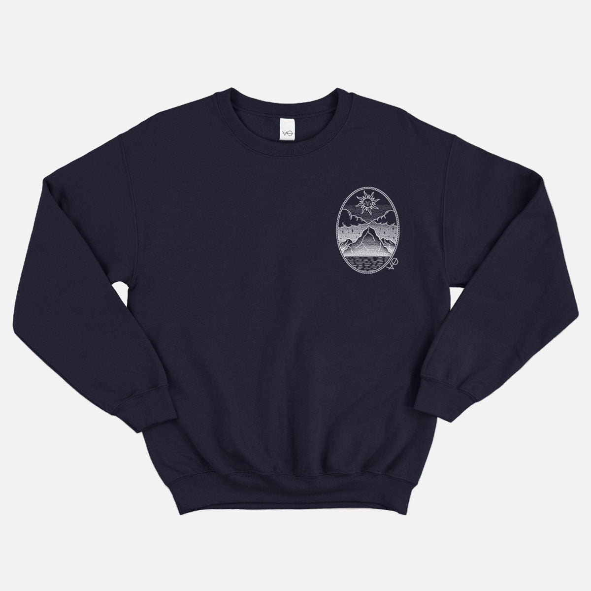 Monochrome Mountains Sweatshirt (Unisex)