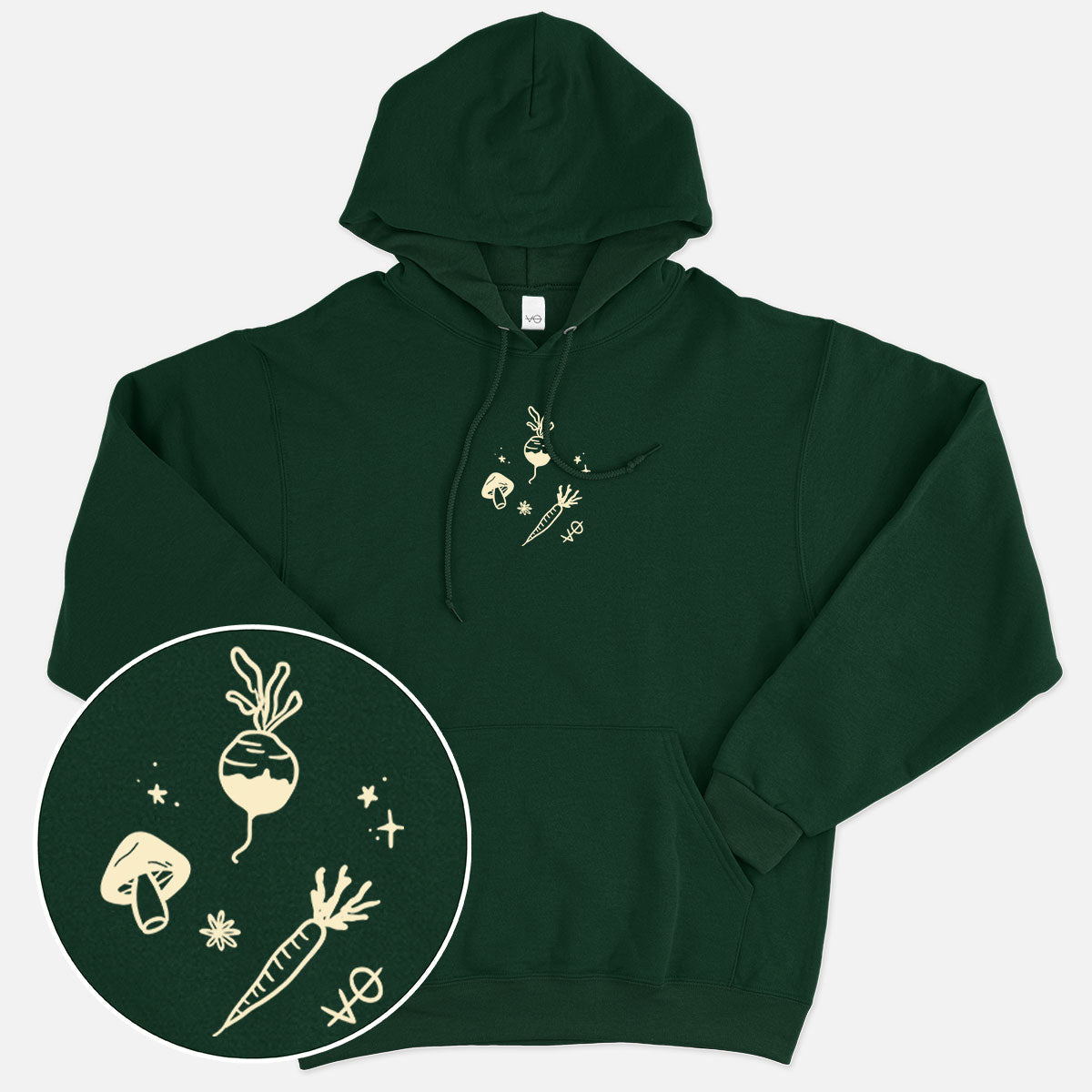Mystical Veg Doodle Hoodie (Unisex)