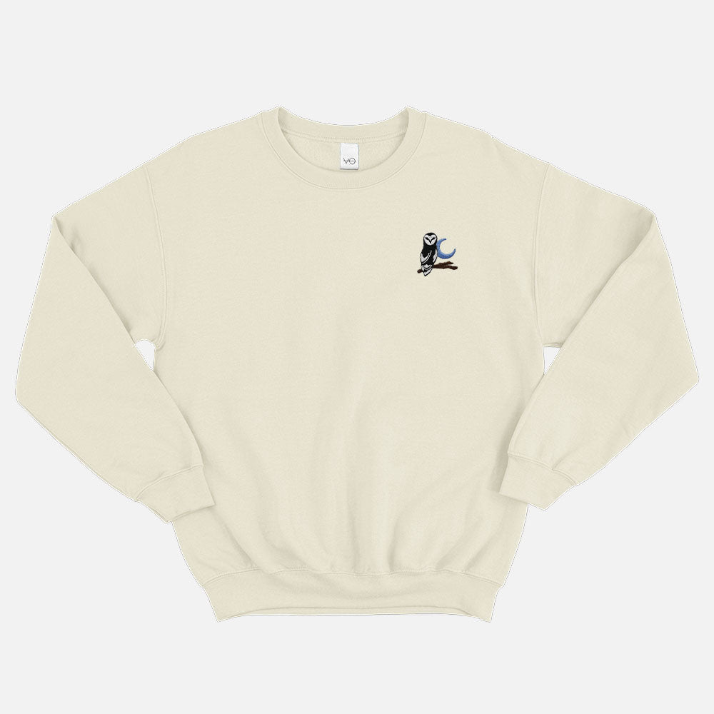 Night Owl Embroidered Sweatshirt (Unisex)