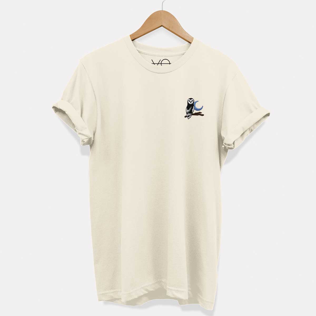 Night Owl Embroidered T-Shirt (Unisex)