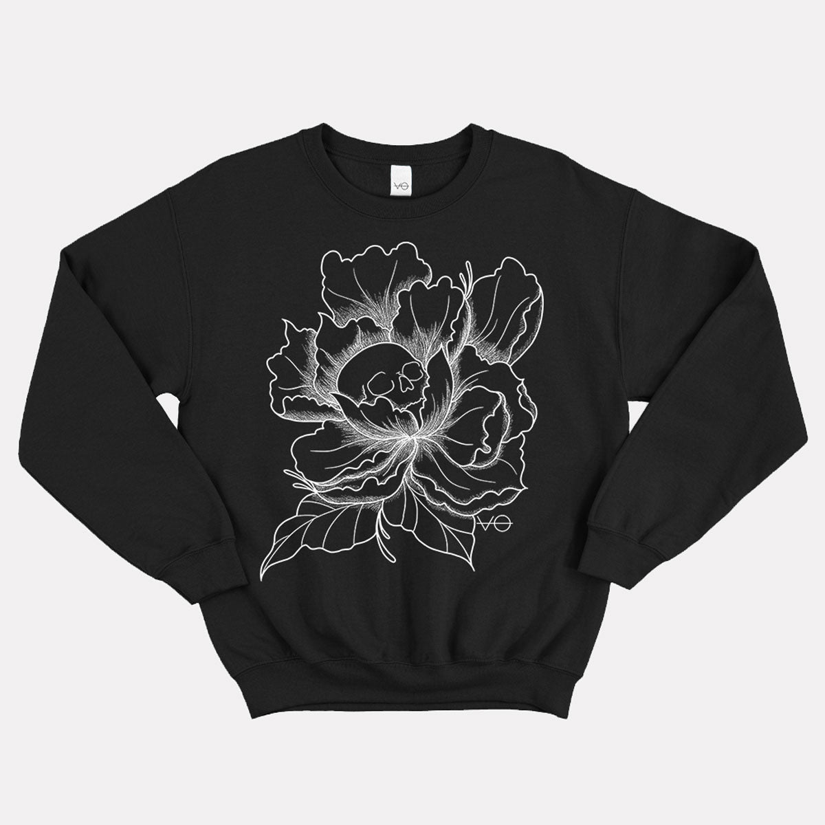 Peony Skullflower Sweatshirt (Unisex)