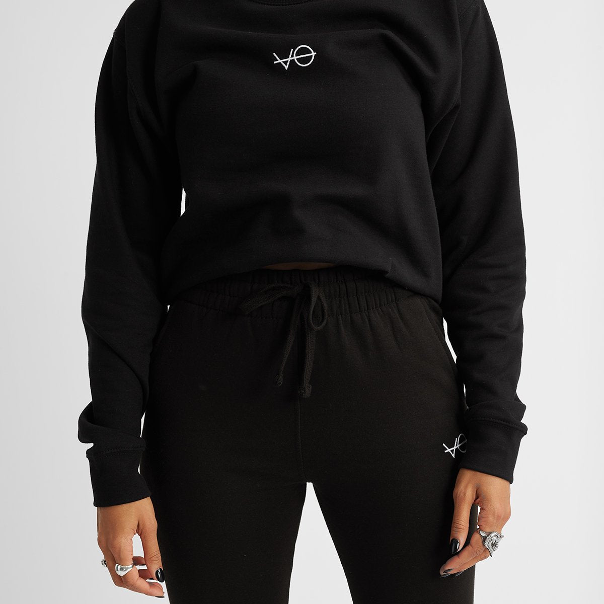Slim Fit VO Embroidered Joggers (Unisex)