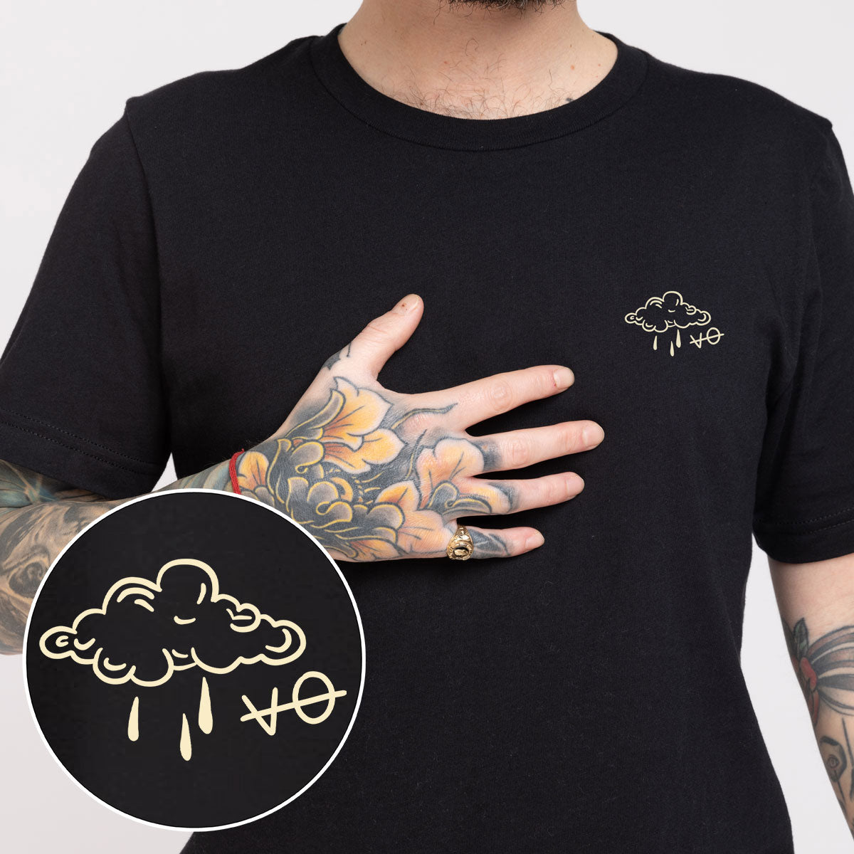 Silver Lining Doodle T-Shirt (Unisex)