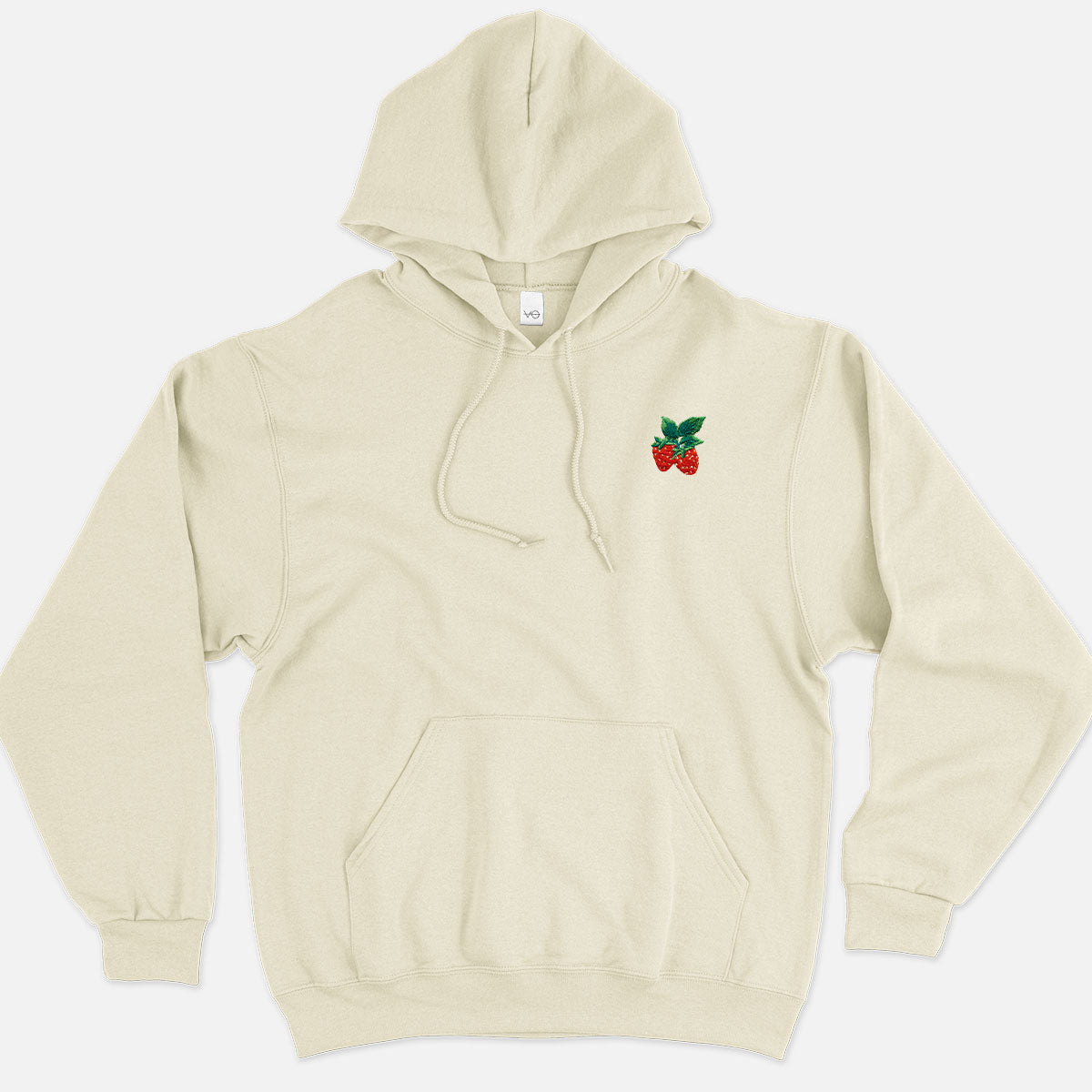 Strawberry Embroidered Hoodie (Unisex)