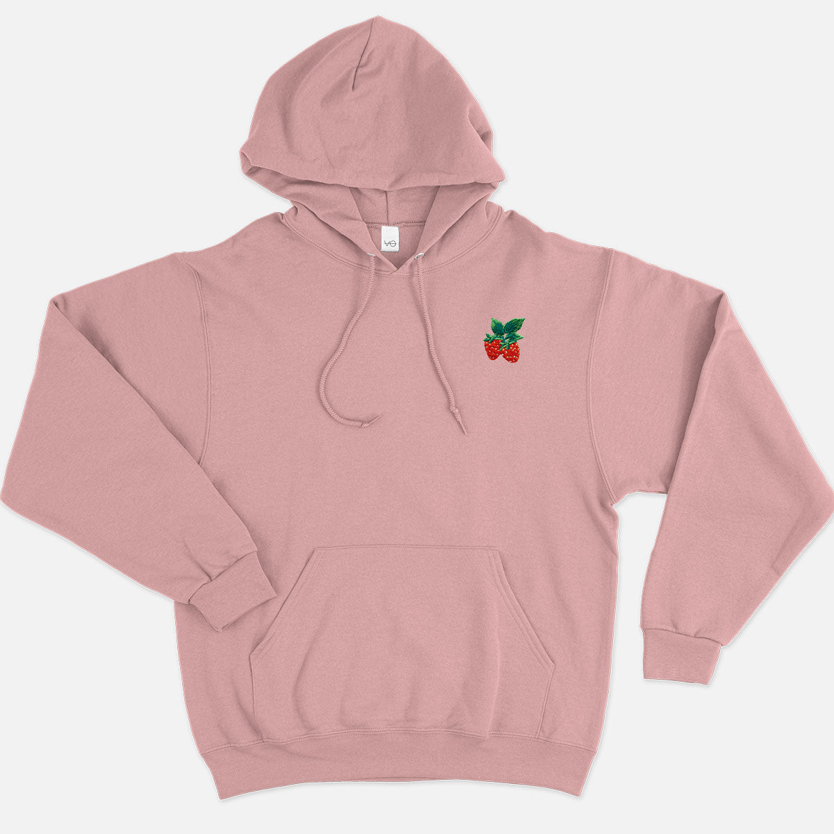 Strawberry Embroidered Hoodie (Unisex)