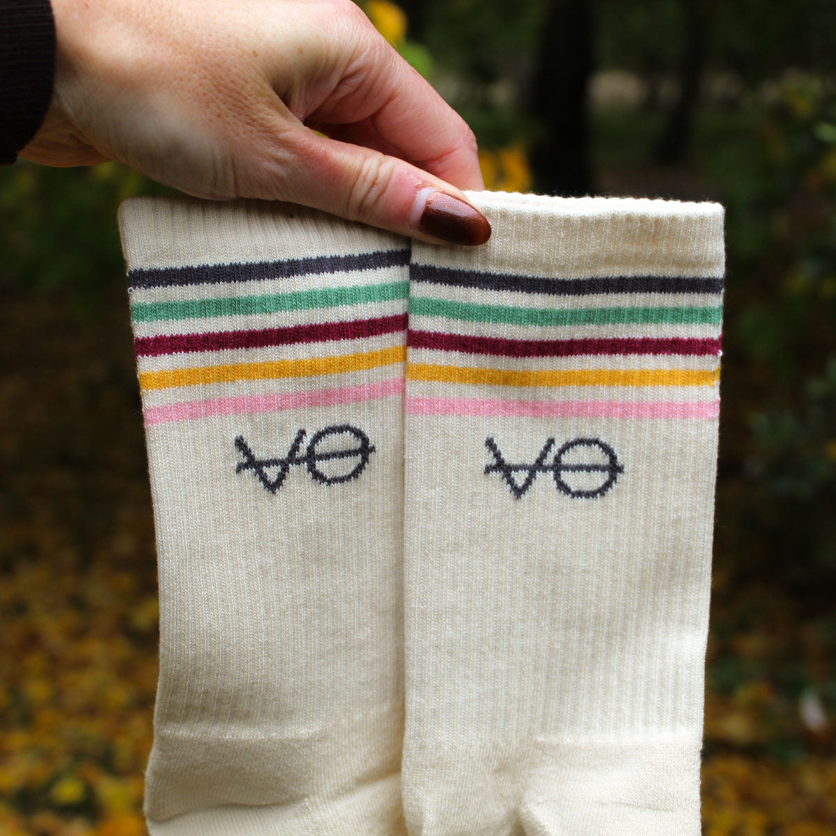 VO Organic Stripe Socks (Unisex)