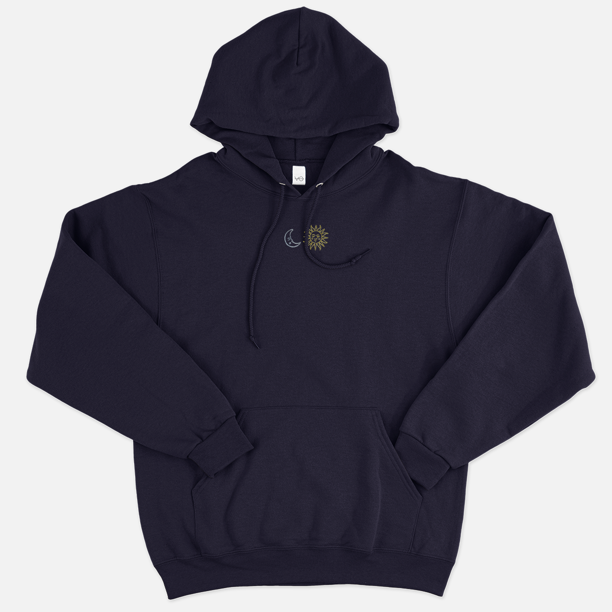 Sun and Moon Embroidered Hoodie (Unisex)