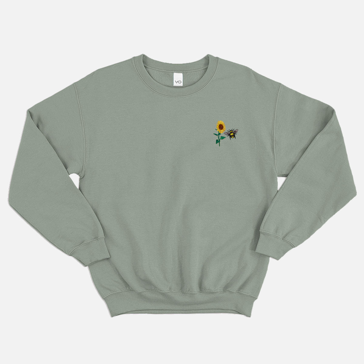 Sunflower Embroidered Sweatshirt (Unisex)