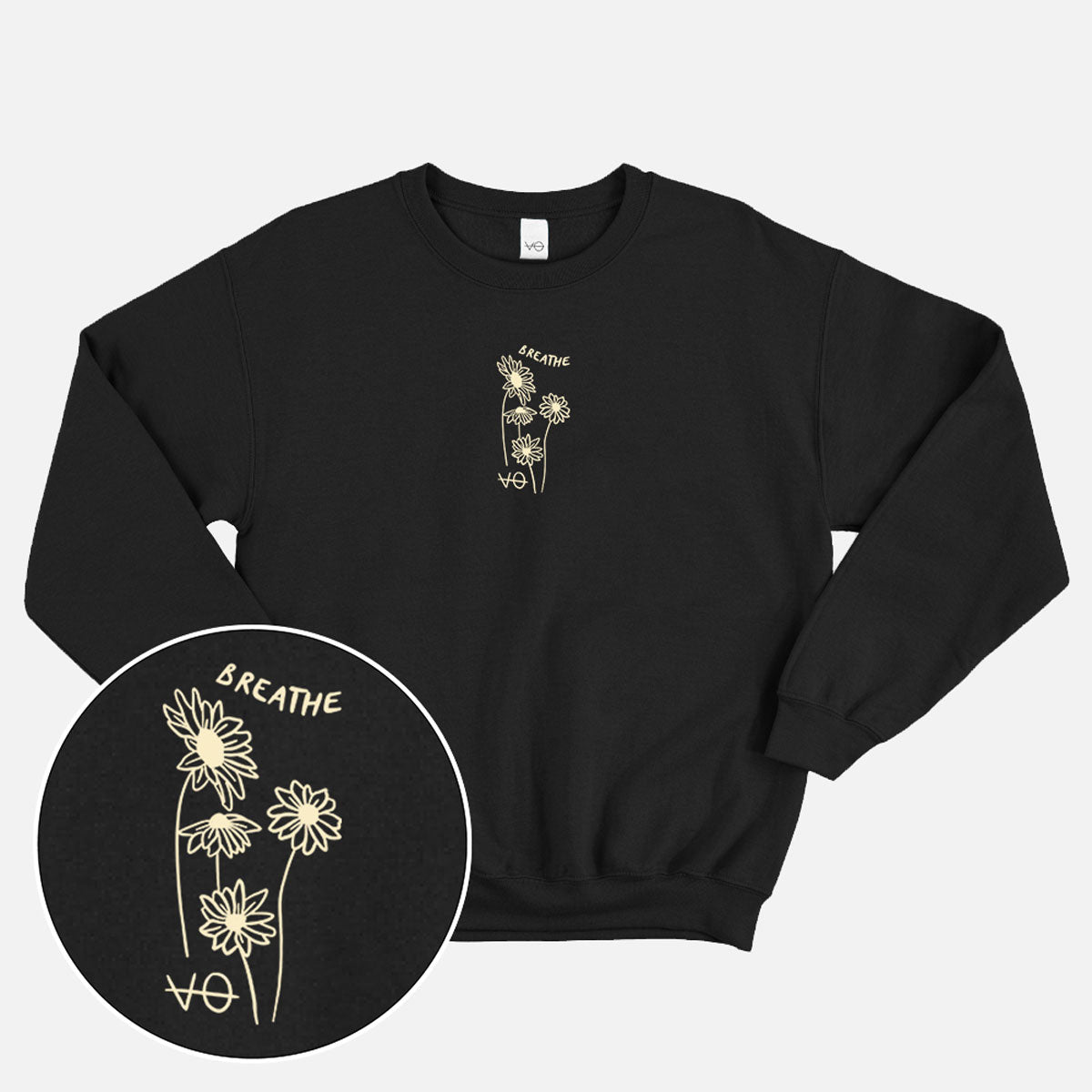 Talking Daisies Doodle Sweatshirt (Unisex)