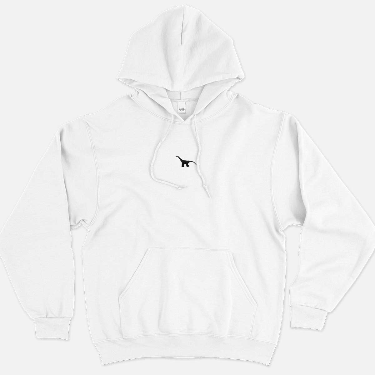 Tiny Embroidered Dino Hoodie (Unisex)