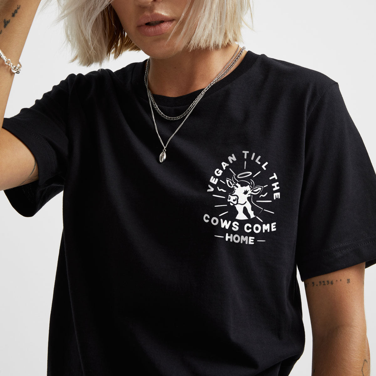 Vegan Till The Cows Come Home T-Shirt (Unisex)