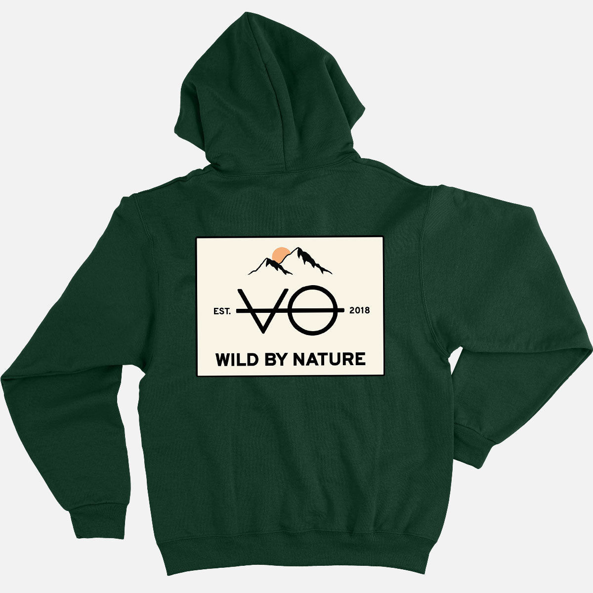 Wild By Nature Back Print Hoodie (Unisex)