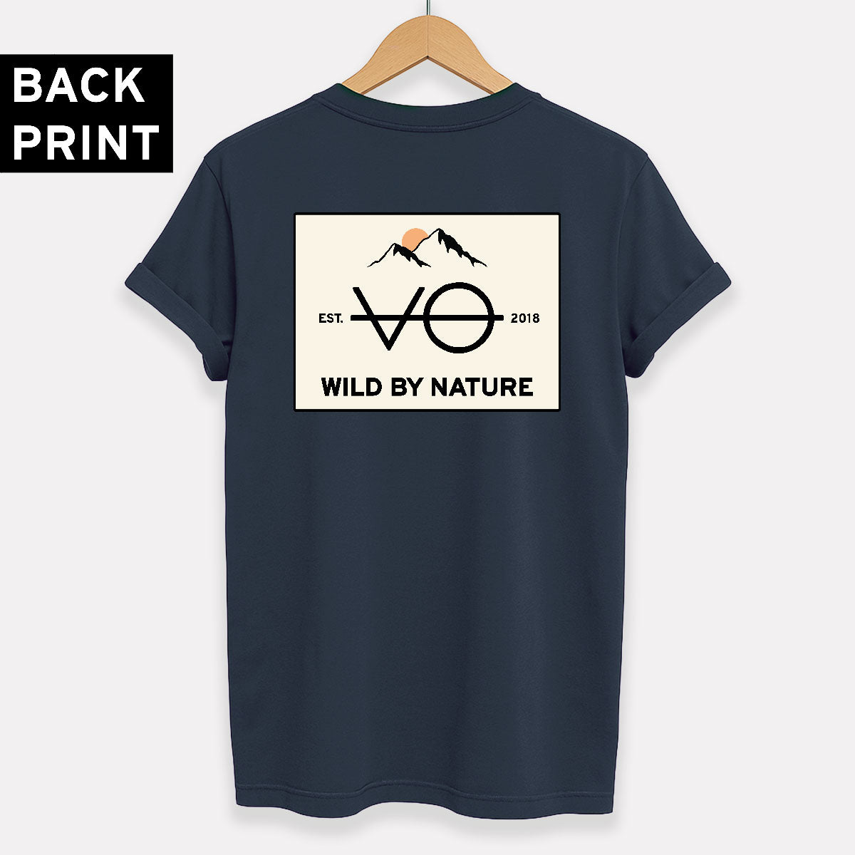 Wild By Nature Back Print T-Shirt (Unisex)