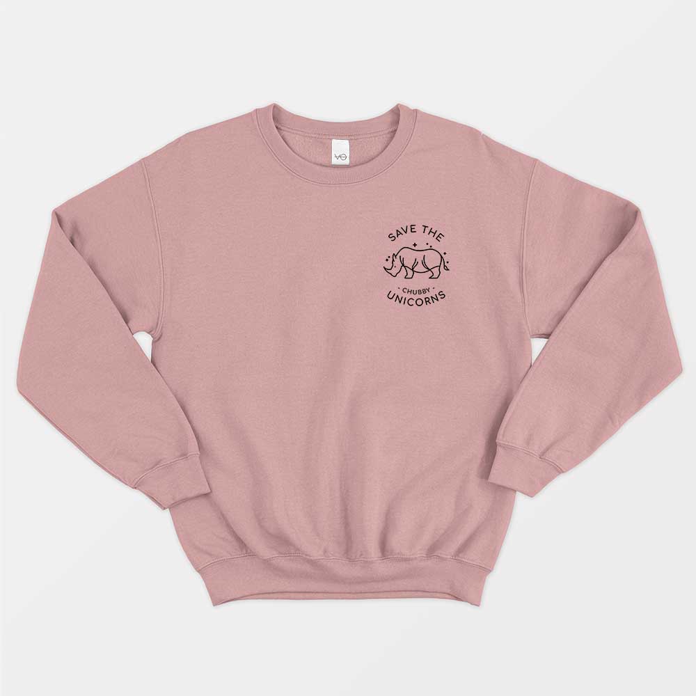 Save Chubby Unicorns Corner Sweatshirt